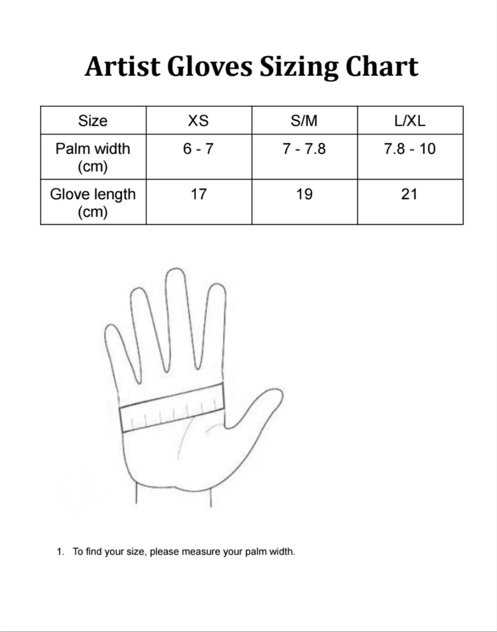 Bat Artist Glove