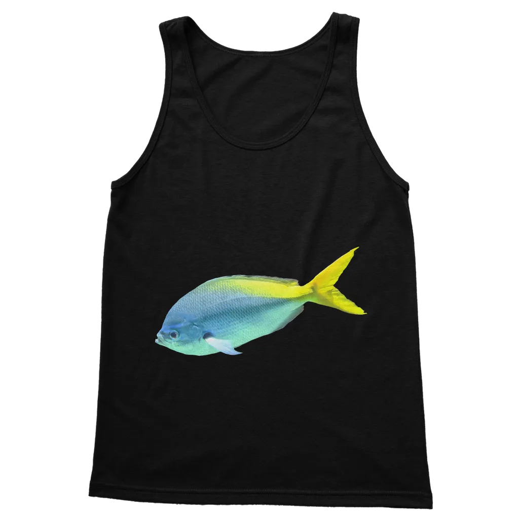 Blue Yellow Fish Classic Adult Vest Top