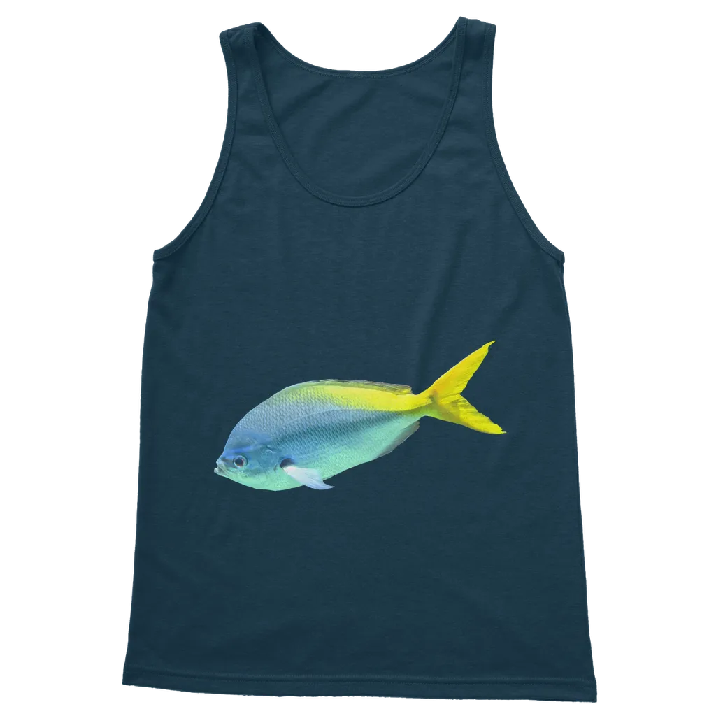 Blue Yellow Fish Classic Adult Vest Top