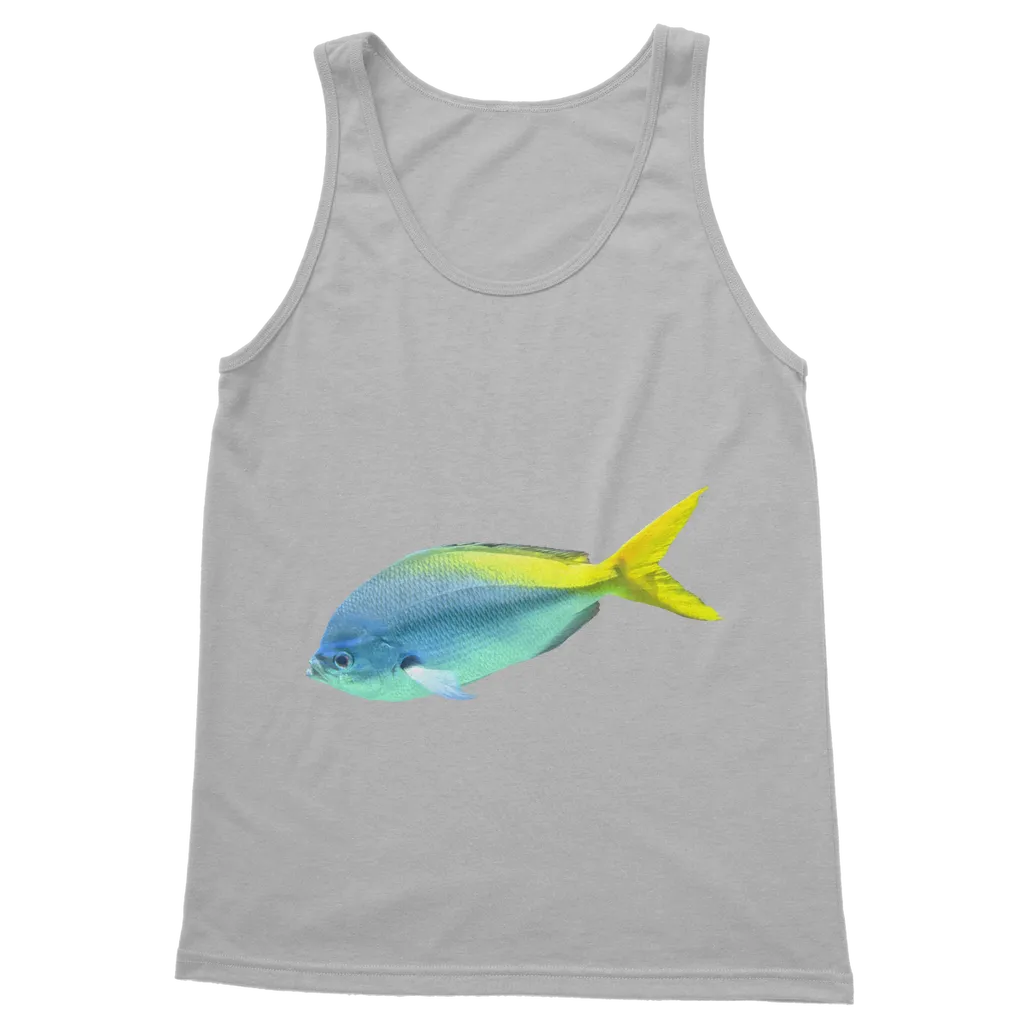 Blue Yellow Fish Classic Adult Vest Top