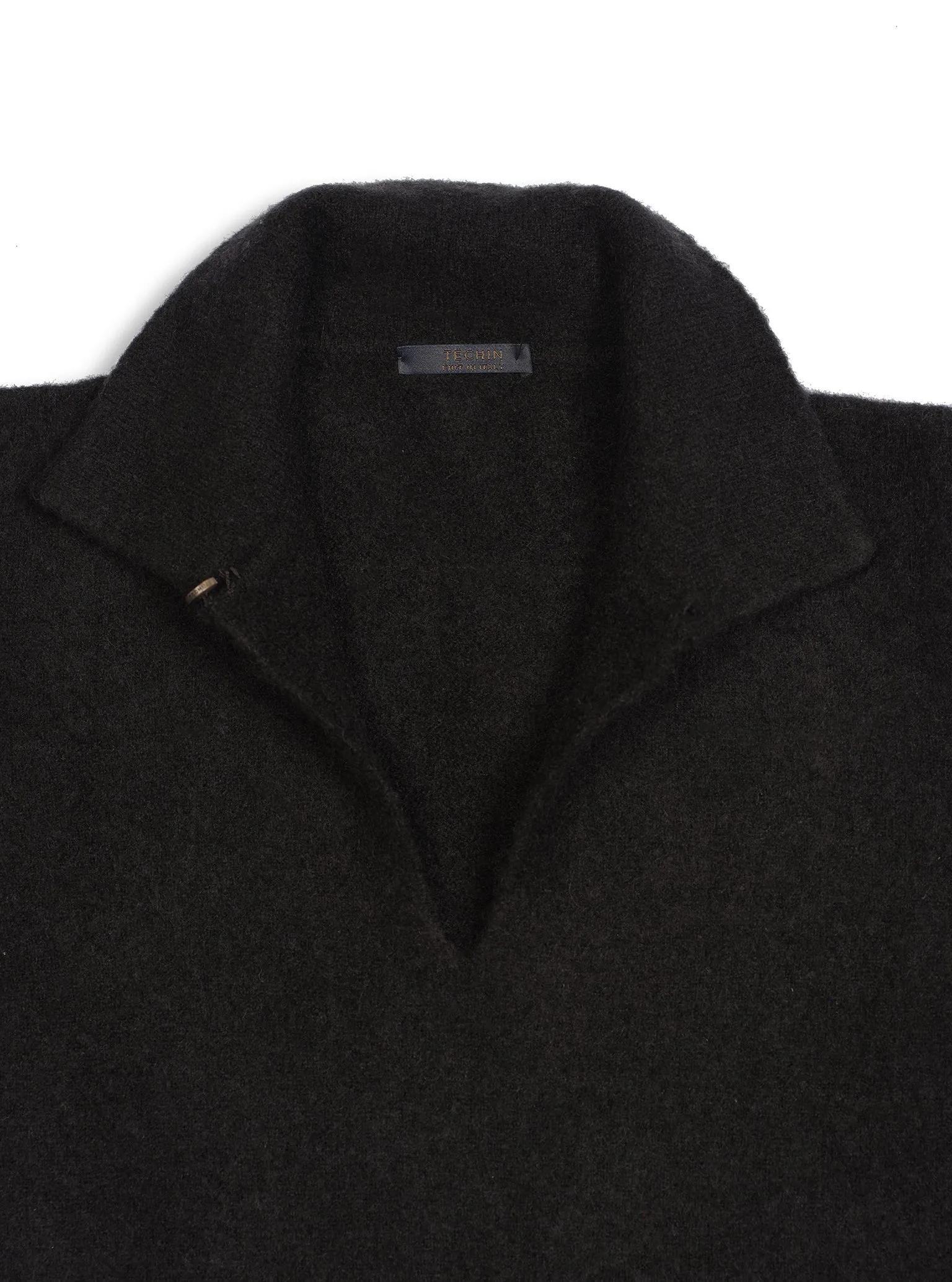 Bouclé Polo Black