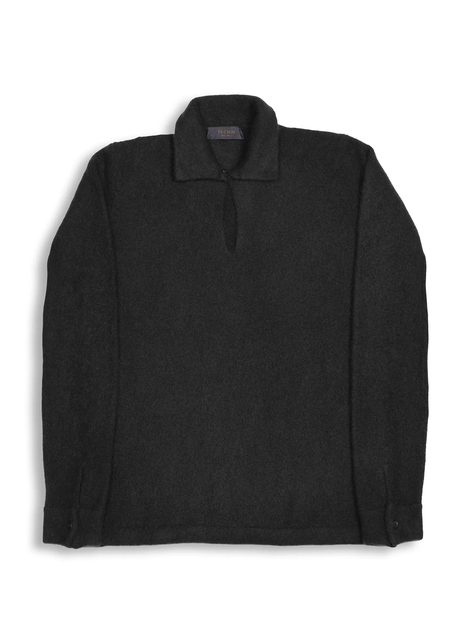 Bouclé Polo Black