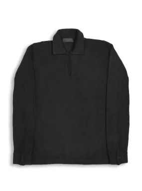 Bouclé Polo Black