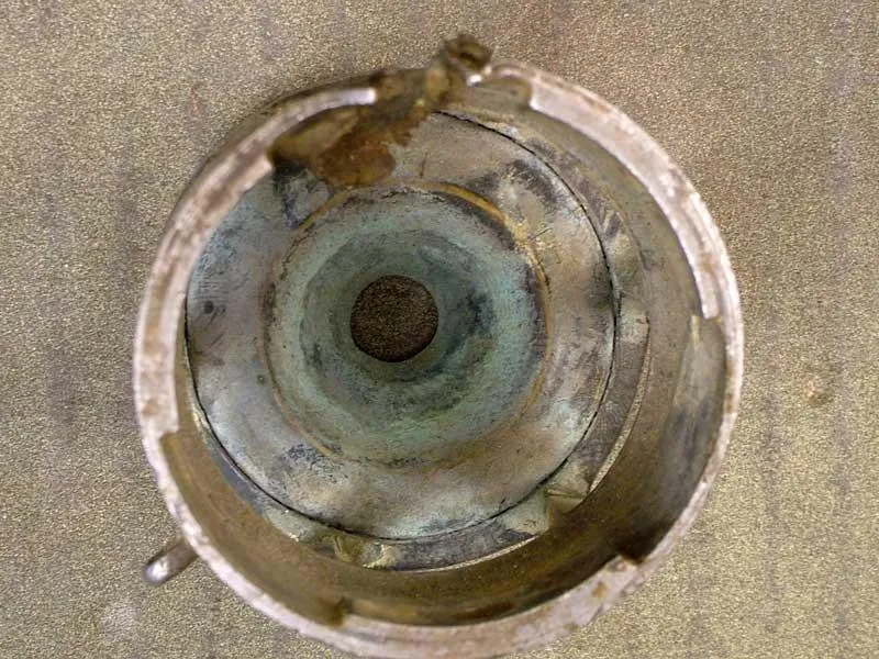 British Vickers WWI Muzzle Attachment w/ Battle Damage: Sample 2
