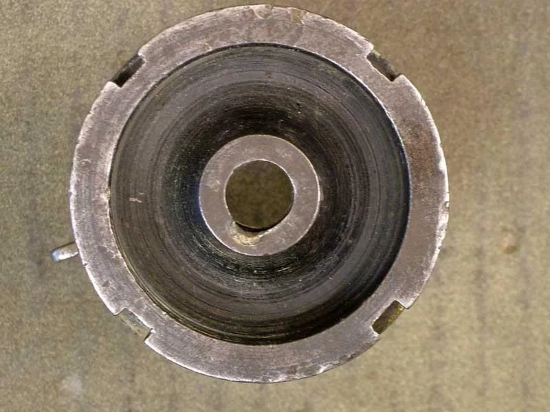 British Vickers WWI Muzzle Attachment w/ Battle Damage: Sample 2