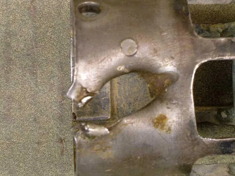 British Vickers WWI Muzzle Attachment w/ Battle Damage: Sample 2