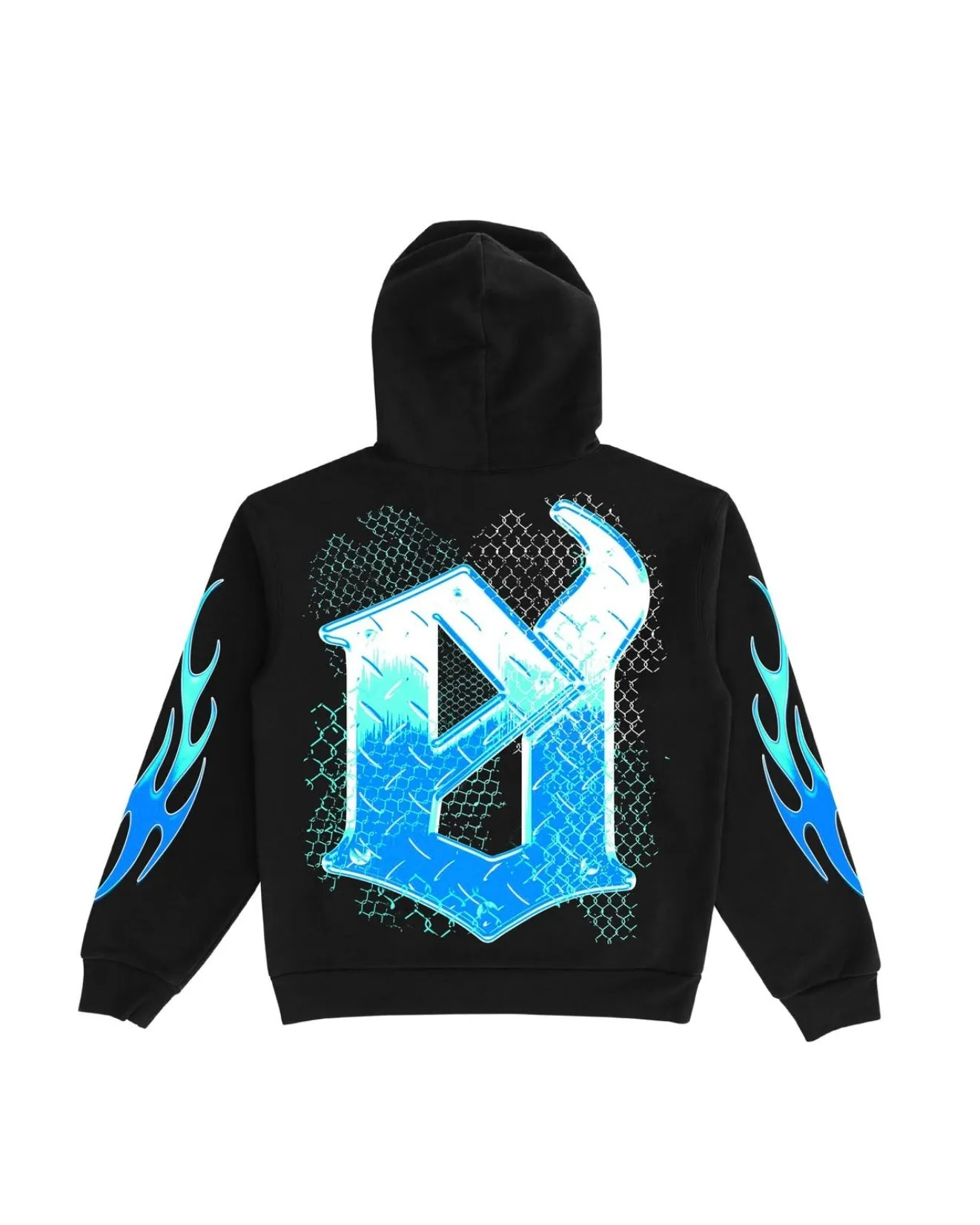 Caged Flamed Hoodie