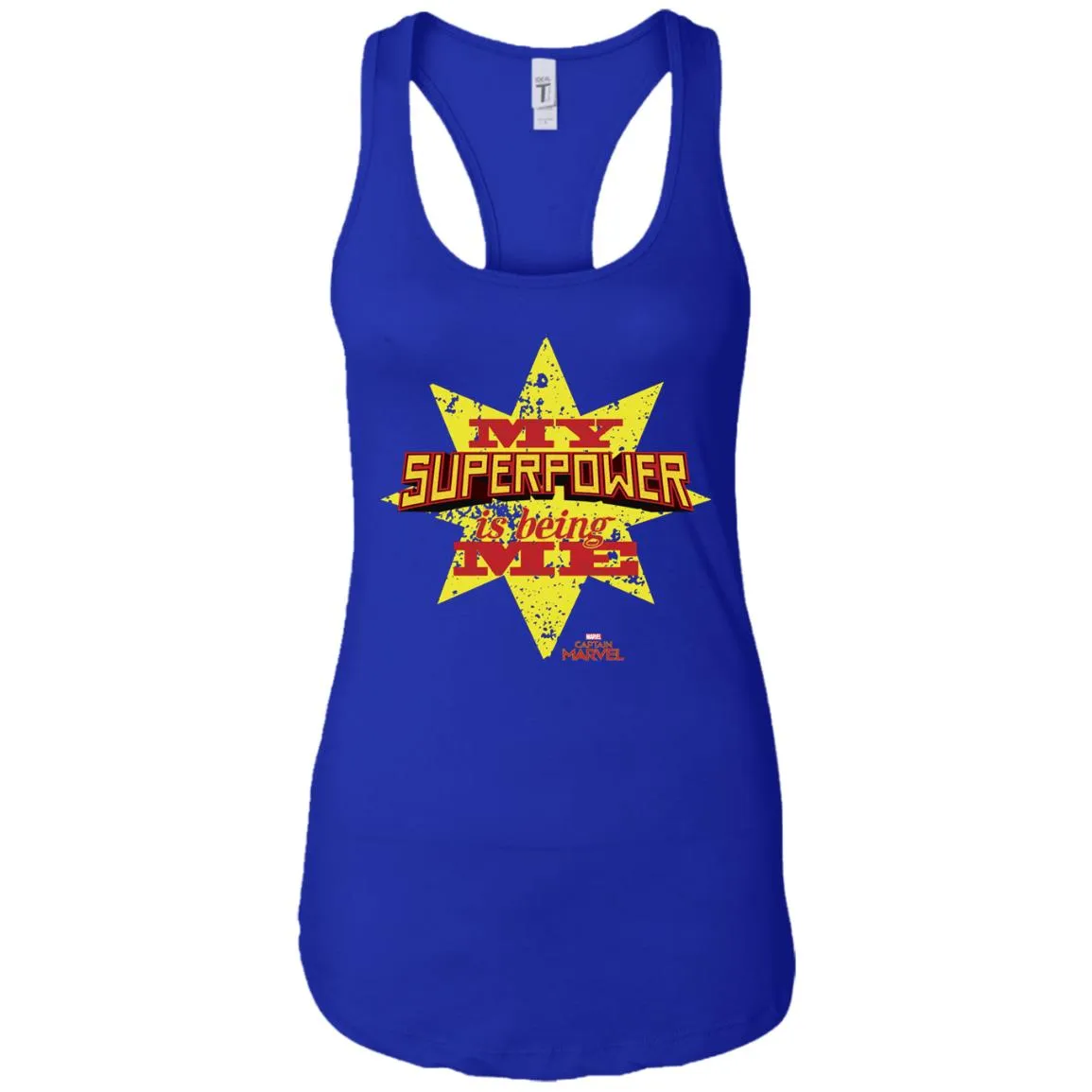 Captain Marvel My Superpower Is Being Me Women Tank Top