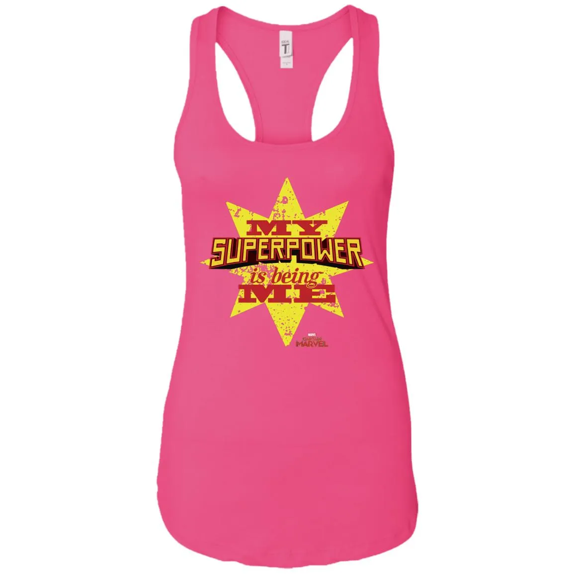Captain Marvel My Superpower Is Being Me Women Tank Top