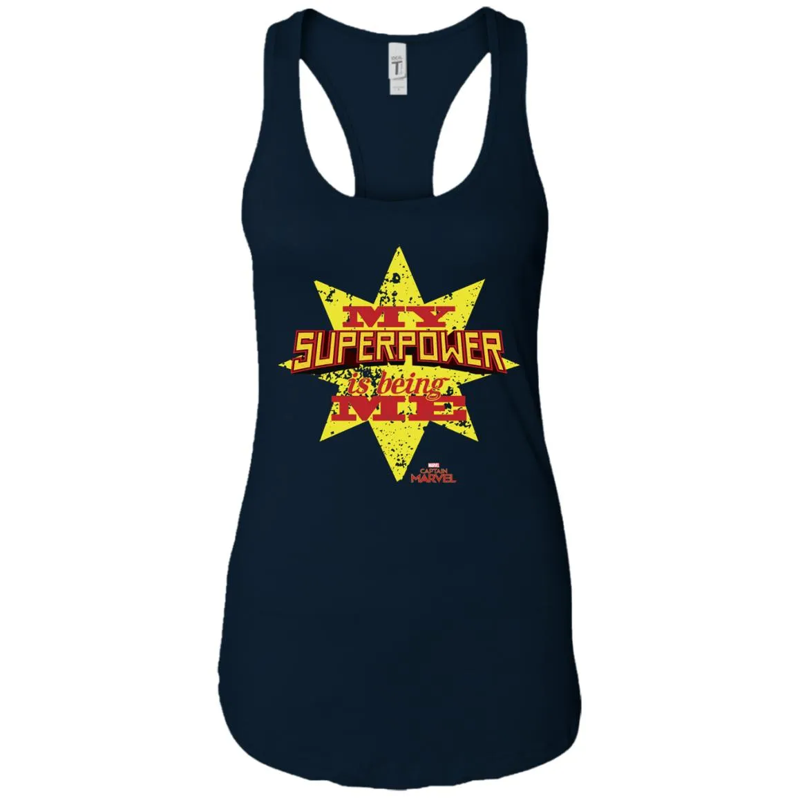 Captain Marvel My Superpower Is Being Me Women Tank Top