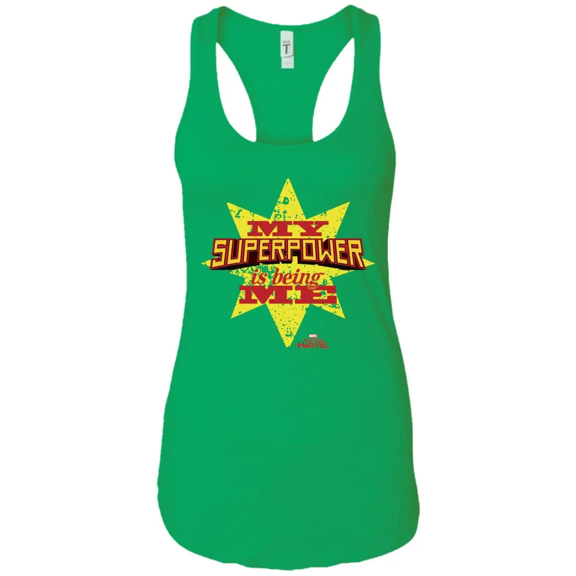 Captain Marvel My Superpower Is Being Me Women Tank Top