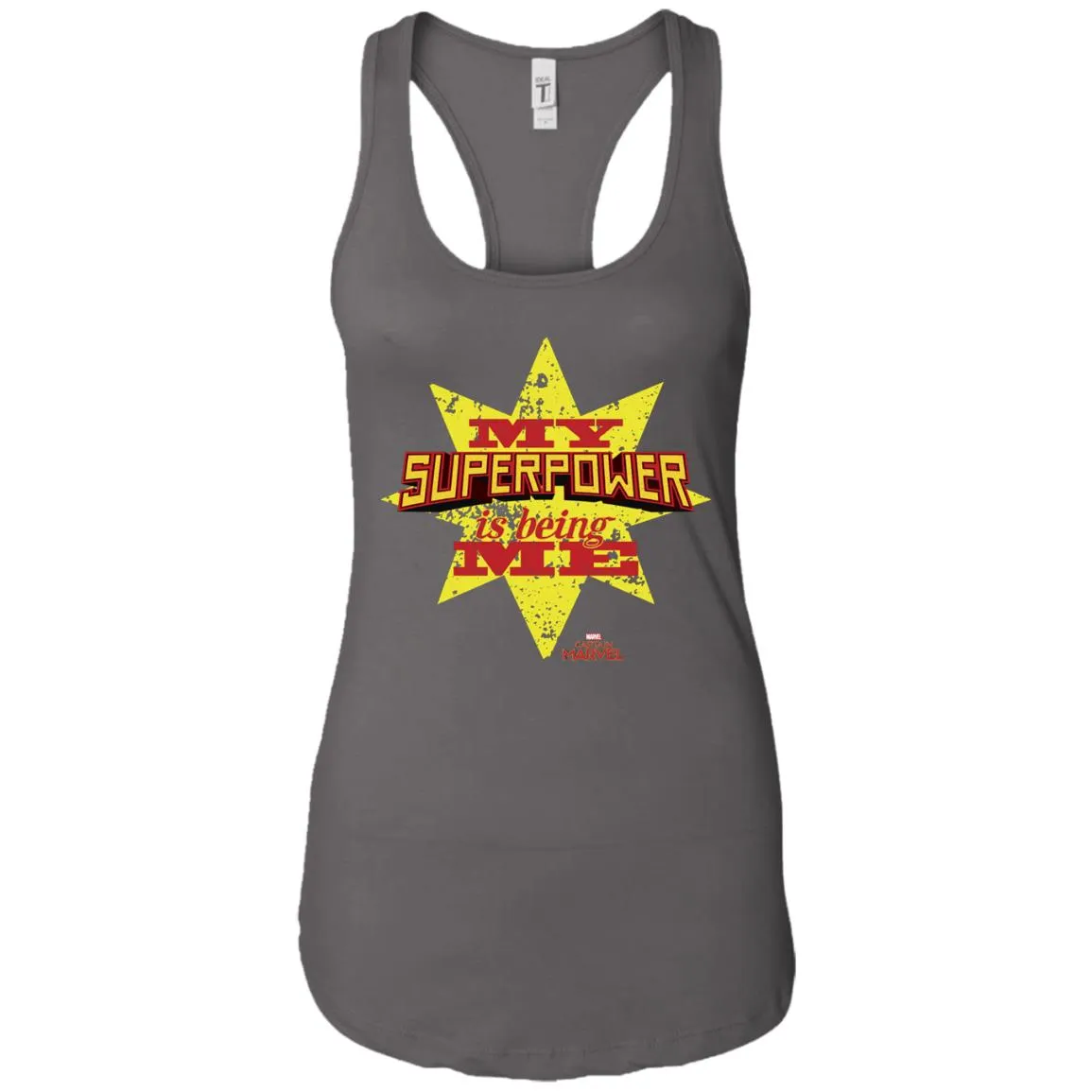 Captain Marvel My Superpower Is Being Me Women Tank Top