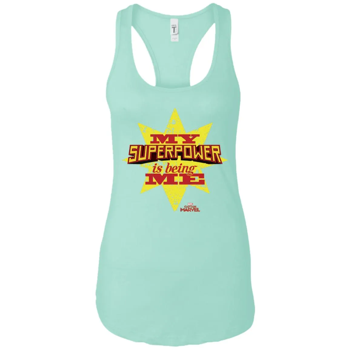 Captain Marvel My Superpower Is Being Me Women Tank Top