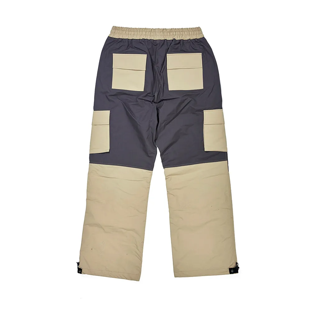 CARGO POCKET BOX TRACK PANTS SAND