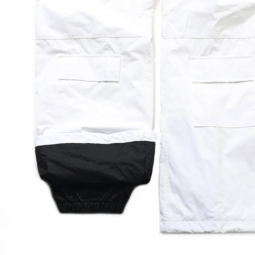 CARGO POCKET BOX TRACK PANTS WHITE