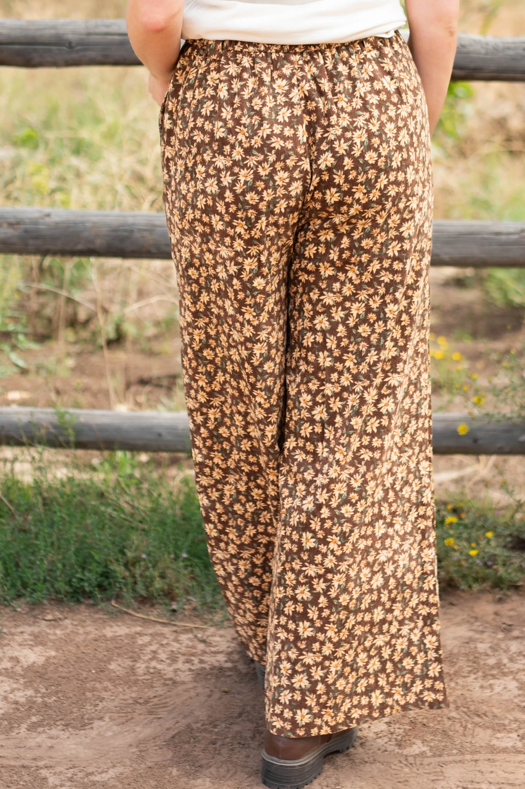 Cersei Brown Floral Pants