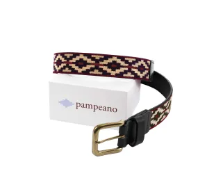 'Cincha' pampeano Belt - Black and Red