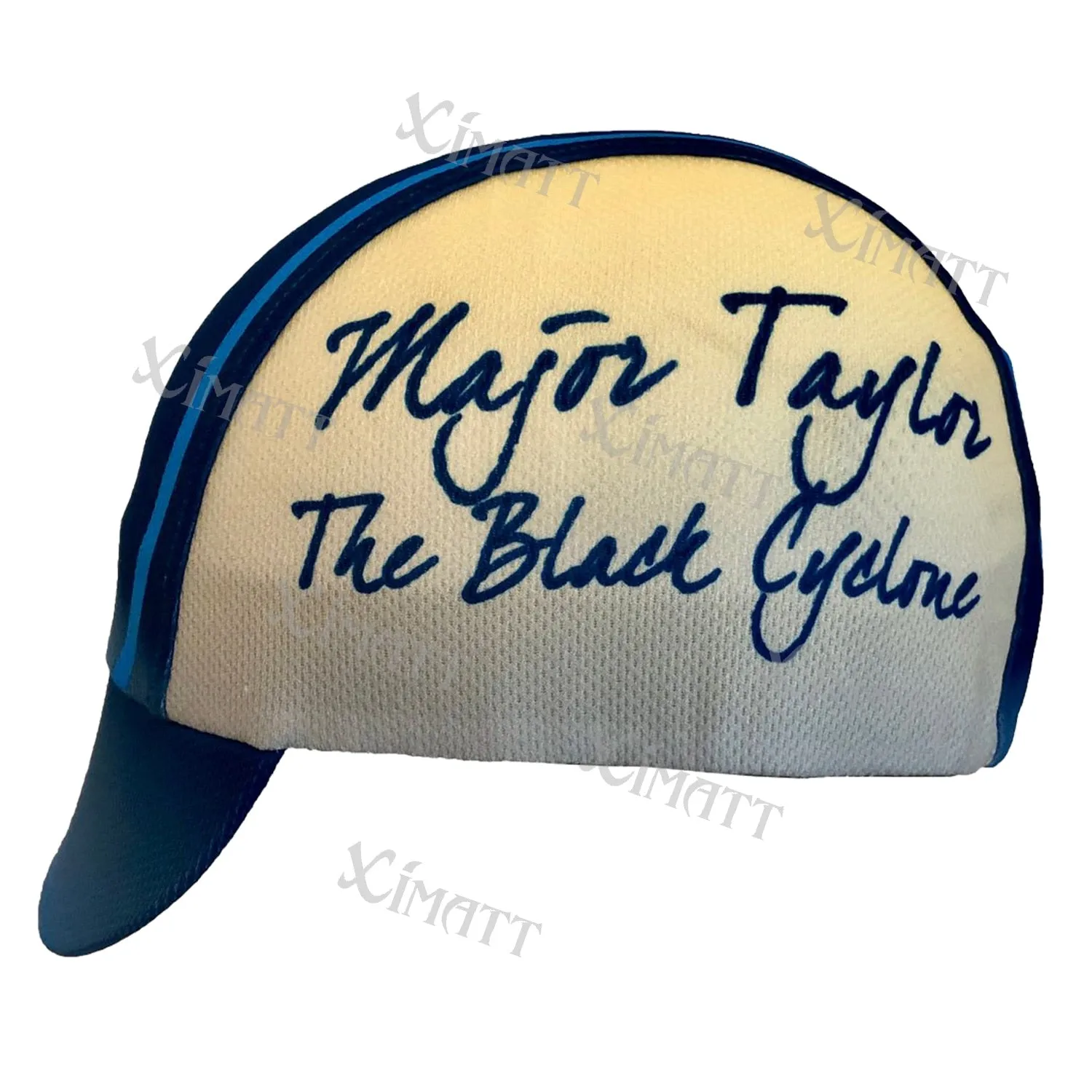 Classic Retro Summer Cycling Caps Black Blue  Team Pro Road Bike Balaclava Quick Drying Polyester Men's Hat Customizable