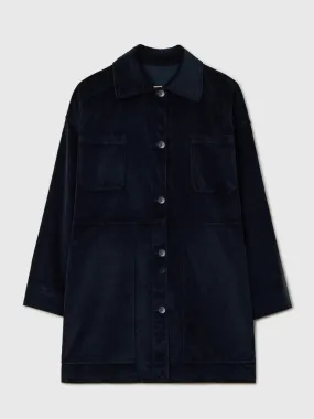 Corduroy Overshirt - Navy