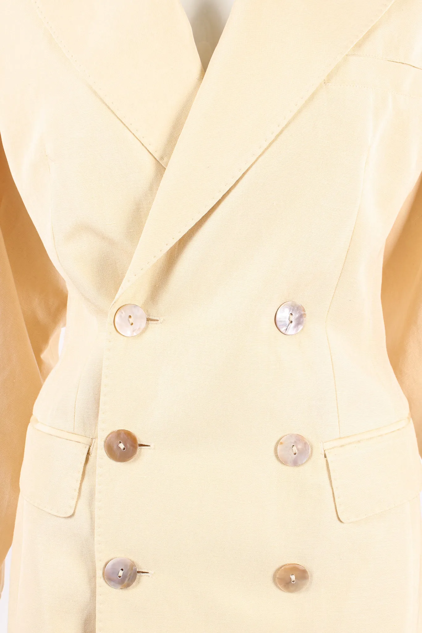 Double Breasted Kimono Sleeve Jacket