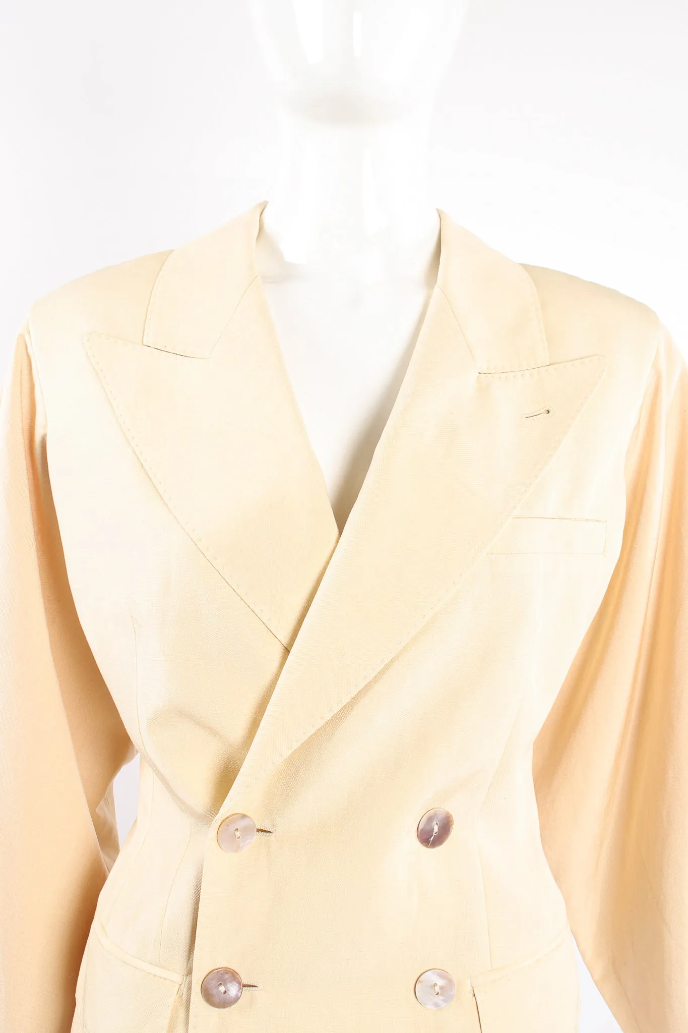 Double Breasted Kimono Sleeve Jacket