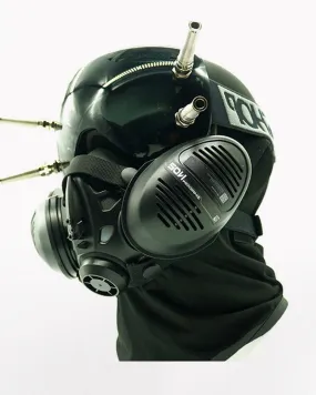 Futuristic Cyberpunk Goggles And Mask