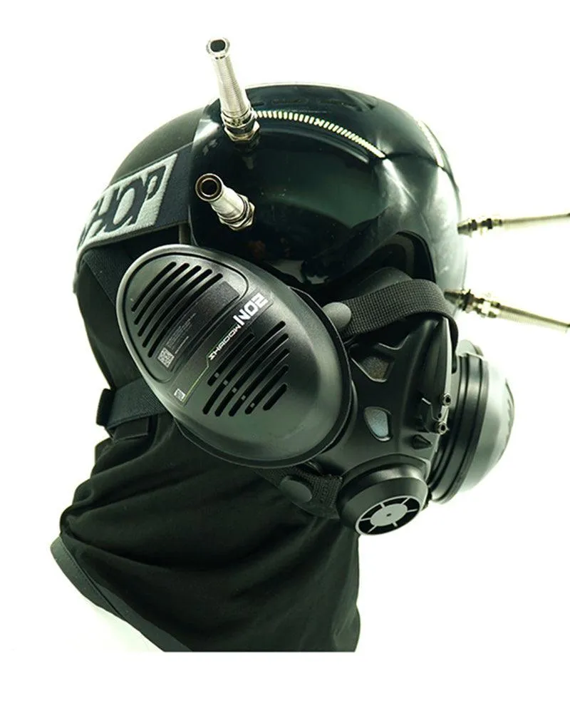 Futuristic Cyberpunk Goggles And Mask
