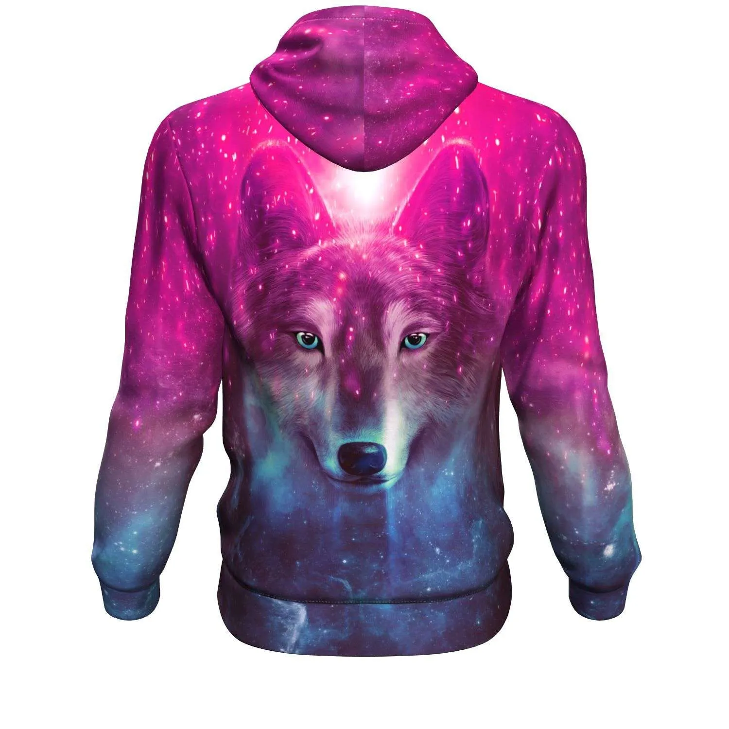 Galaxy Wolf Premium Pullover Hoodie