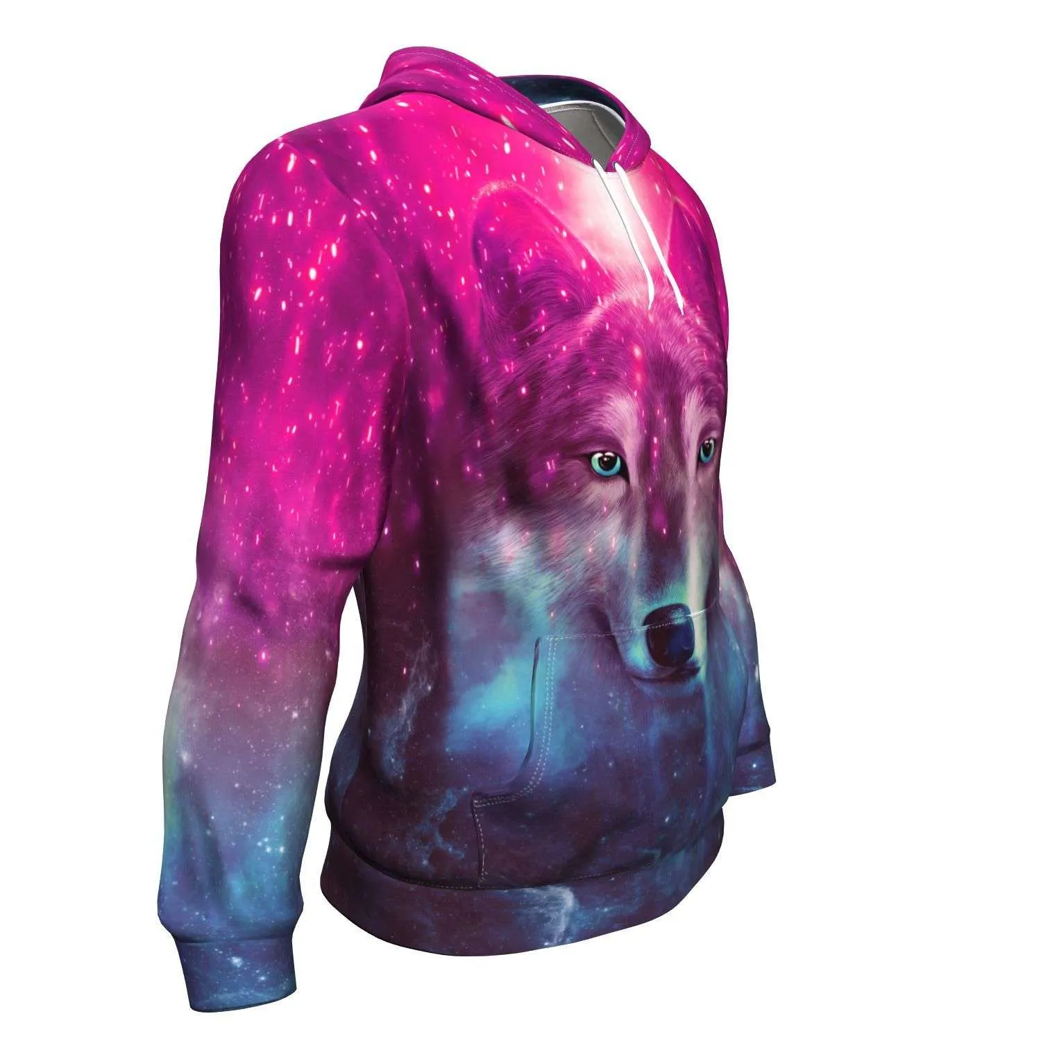 Galaxy Wolf Premium Pullover Hoodie
