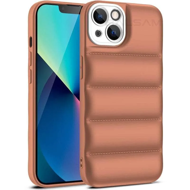 iPhone 14 Down Jacket Puffer Soft Silicon Case