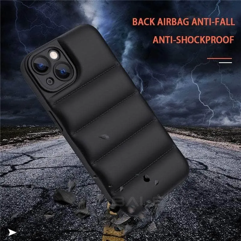 iPhone 14 Down Jacket Puffer Soft Silicon Case