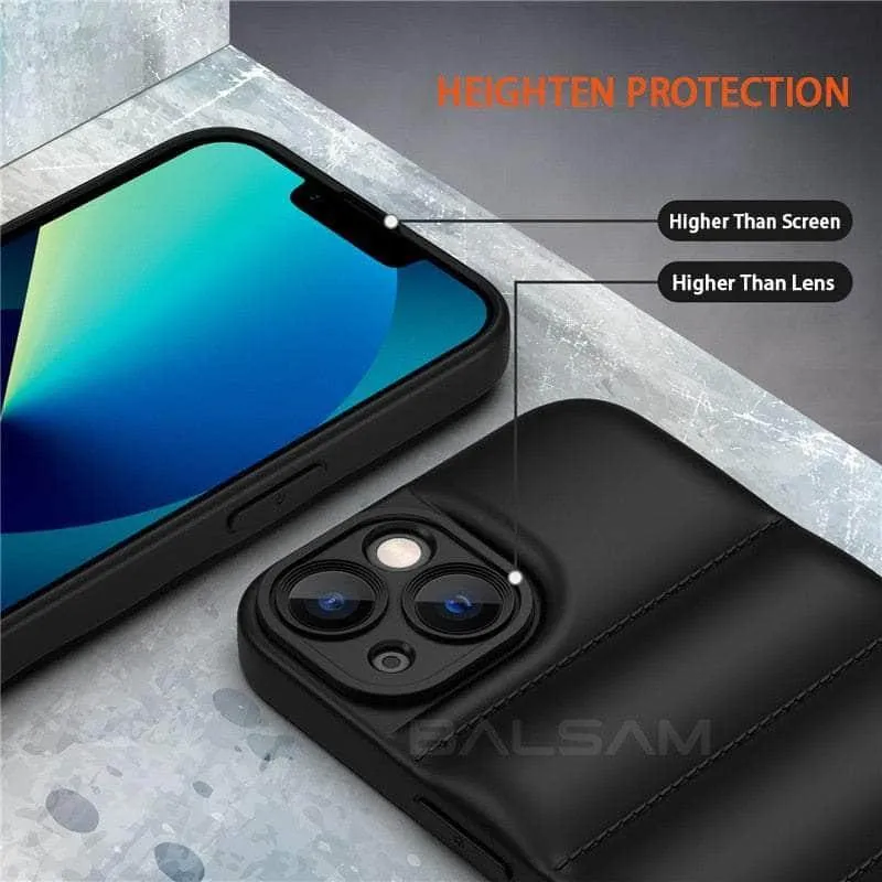 iPhone 14 Down Jacket Puffer Soft Silicon Case