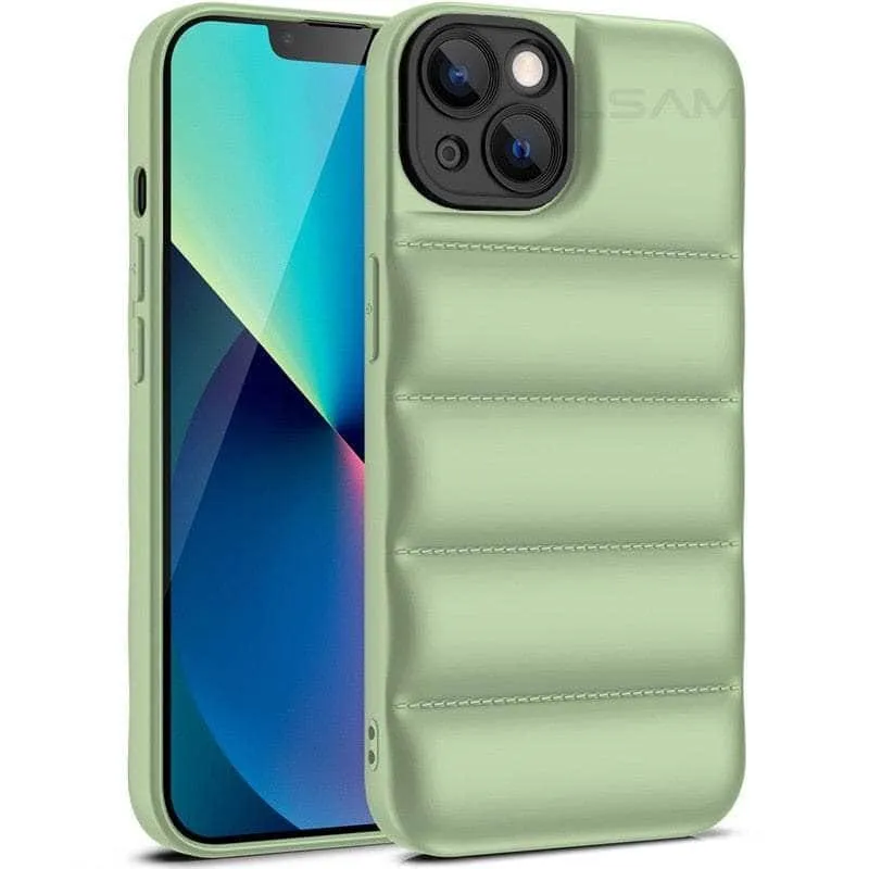 iPhone 14 Plus Down Jacket Puffer Soft Silicon Case