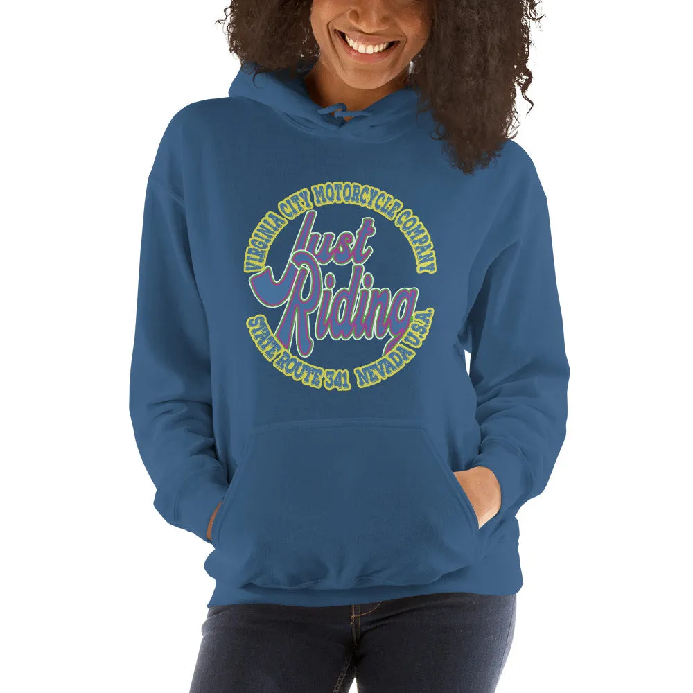 Just Riding - Ladies Dirt Bike Hoodie