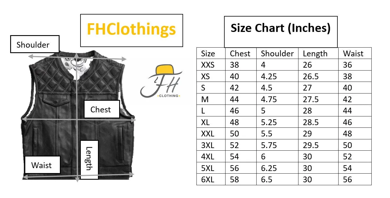 Leather Vest Tan Brown Canvas Vest Denim Vest Denim Men Vest Biker vest Motorcycle Vest Men Motorcycle Gifts For Men