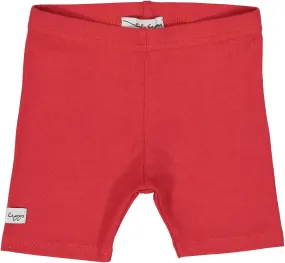 Lil Leggs Red Basic Short Leggings
