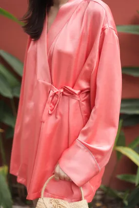 Lior orange silk jacket