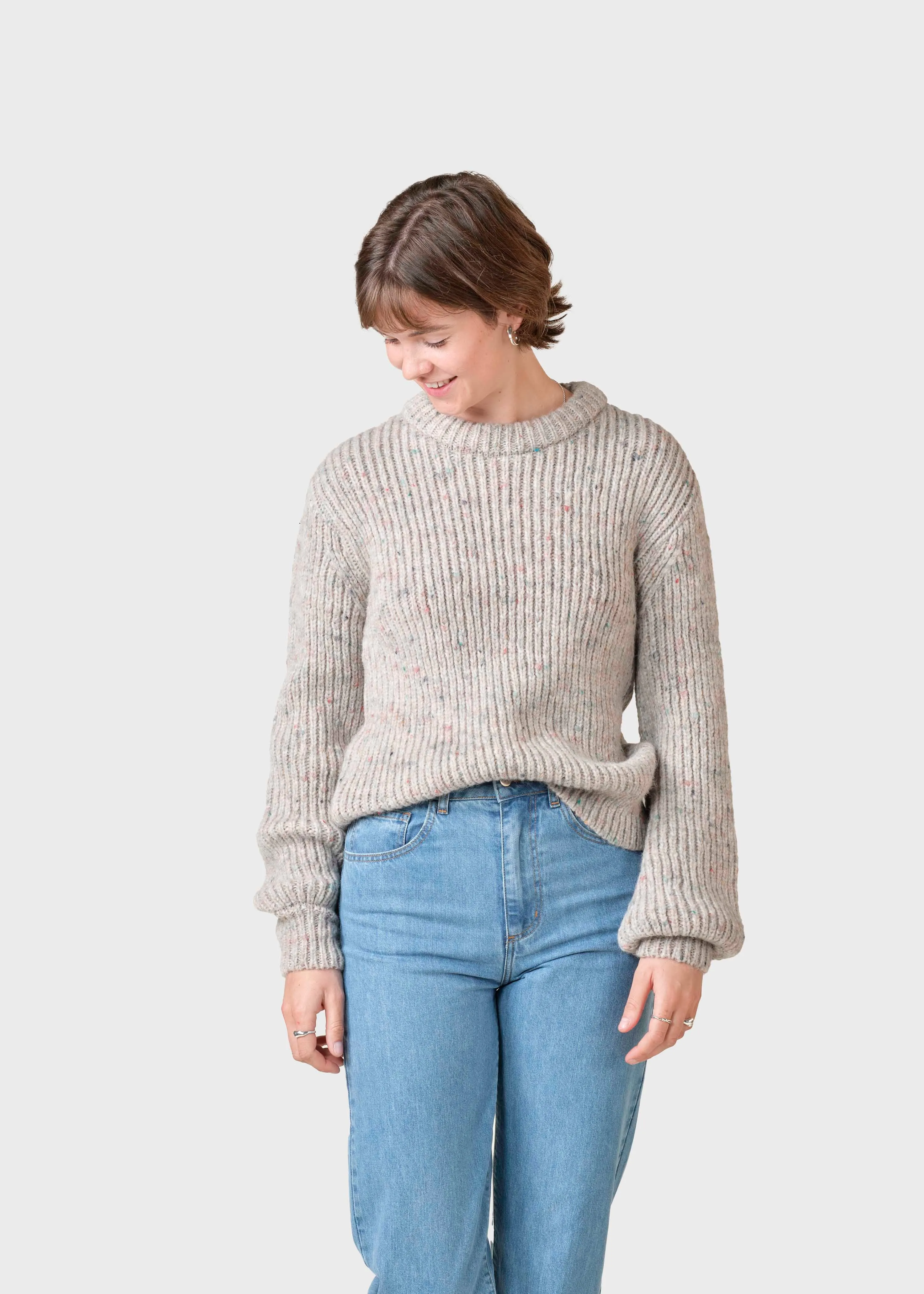 Maude jumper knit  - Pastel sand