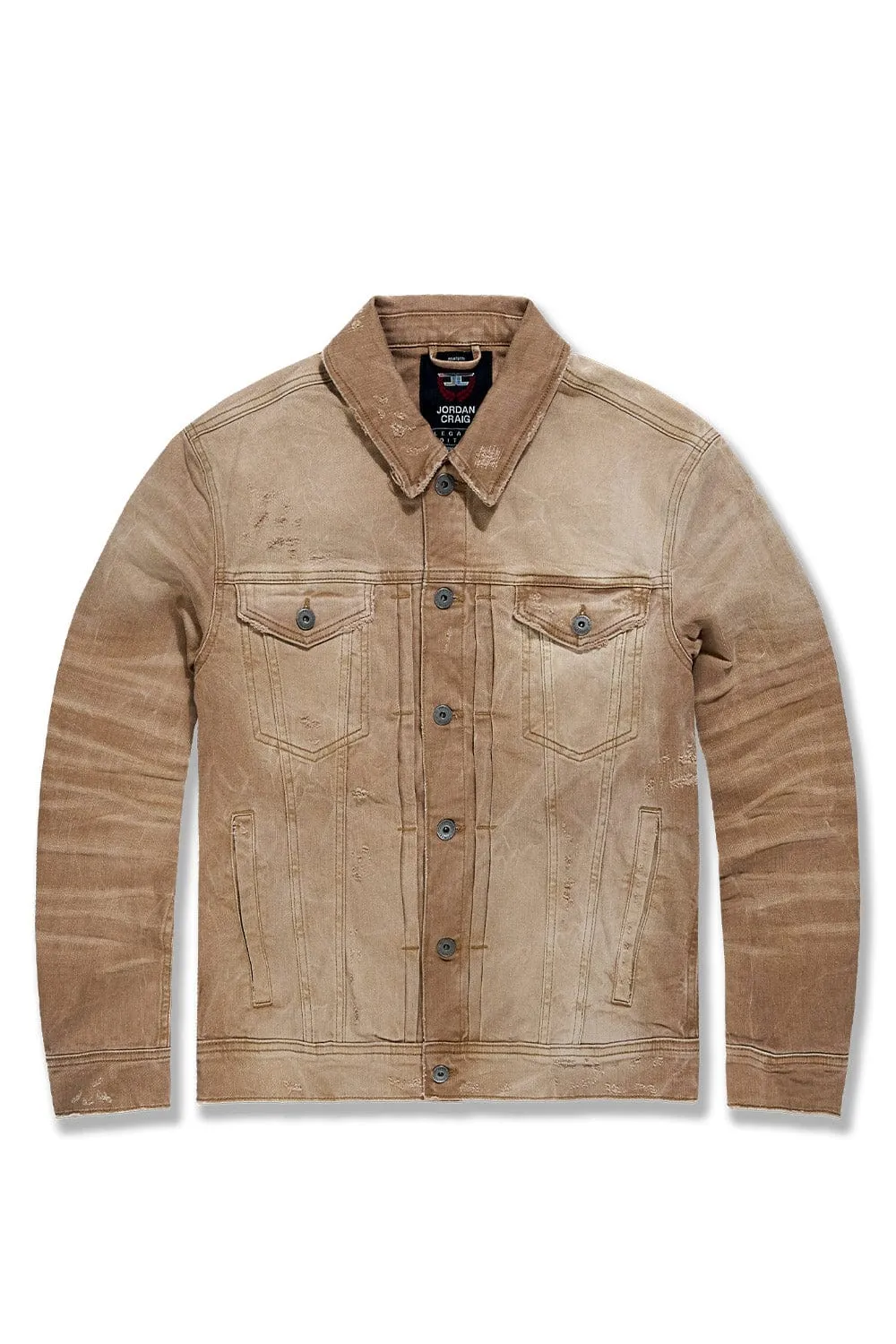 Meadowlands Denim Trucker Jacket (Earth Tones)