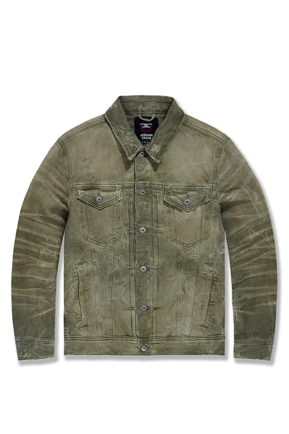 Meadowlands Denim Trucker Jacket (Earth Tones)