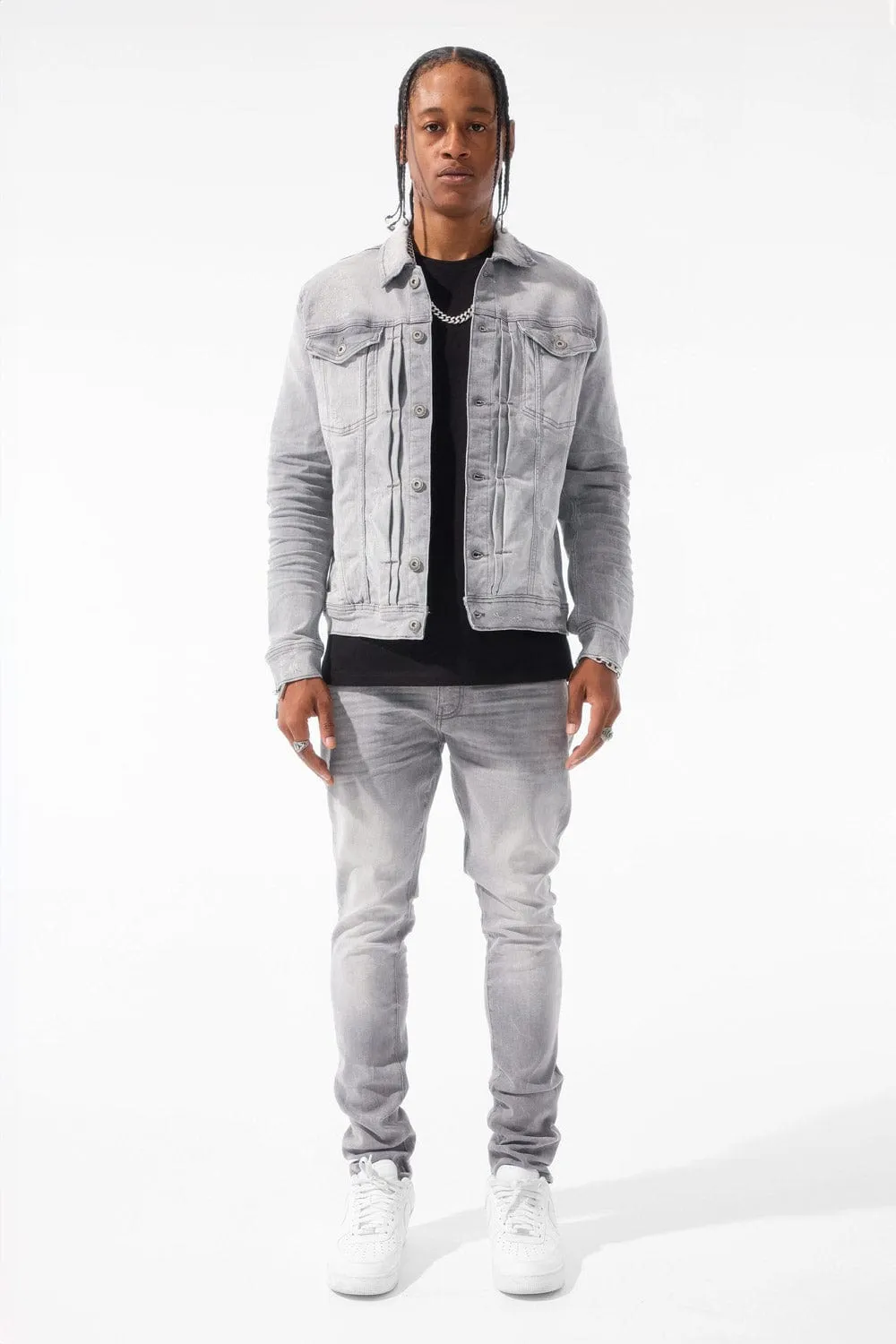 Meadowlands Denim Trucker Jacket (Monochrome)