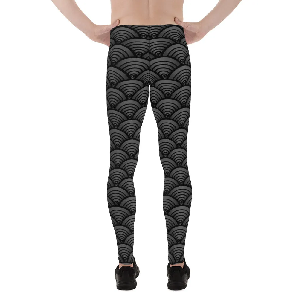Men's GREY SCALLOP EYEZ ON LEGZ Megging's