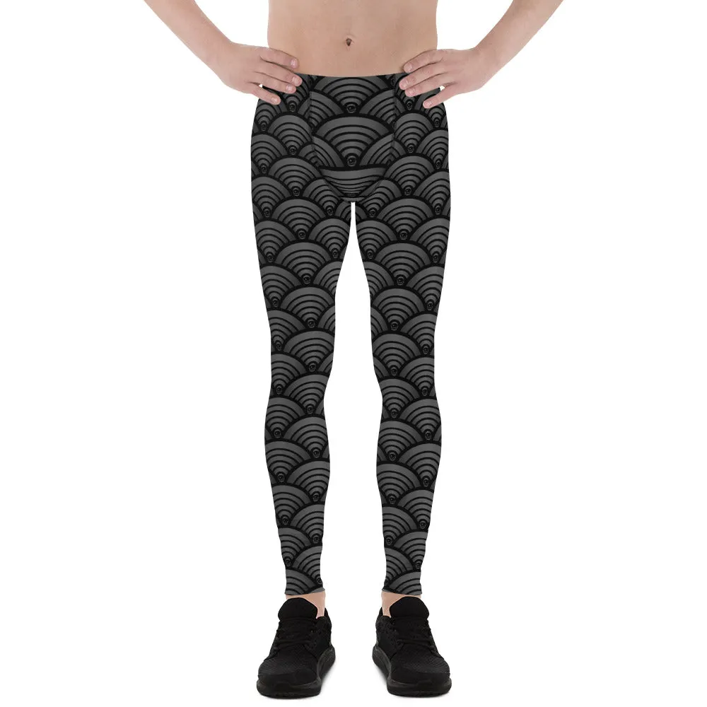 Men's GREY SCALLOP EYEZ ON LEGZ Megging's