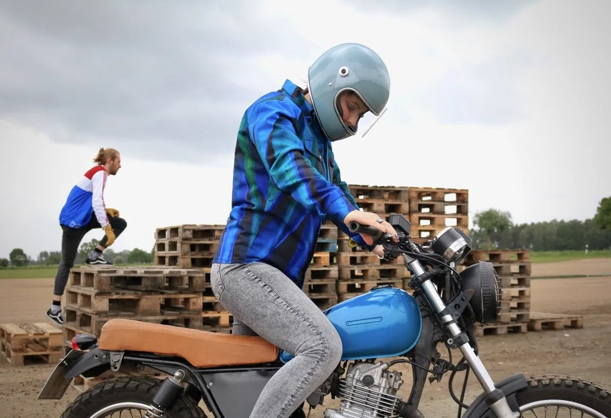 Motorcycle Jacket † Armadillo Hide Agave
