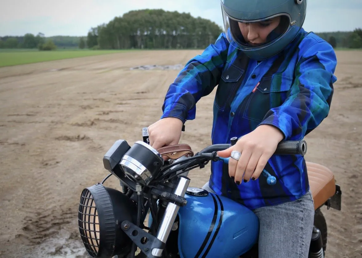 Motorcycle Jacket † Armadillo Hide Agave