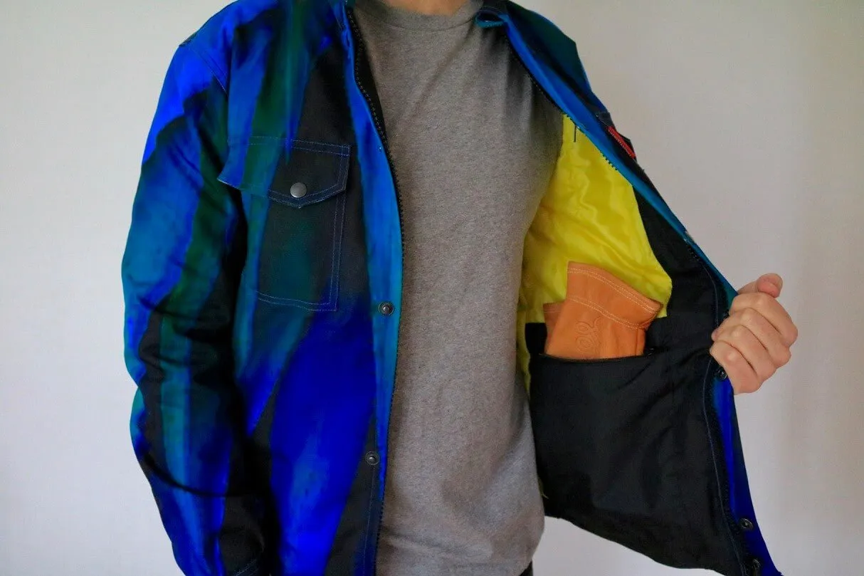 Motorcycle Jacket † Armadillo Hide Agave