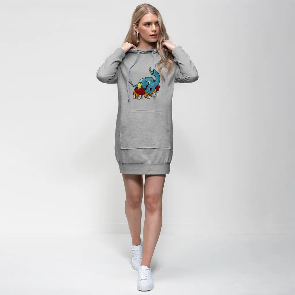 Mudphant Premium Adult Hoodie Dress