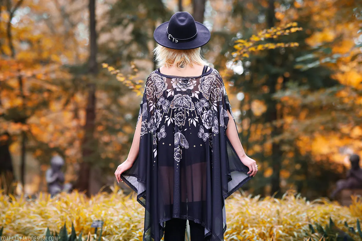 Mystify Mesh Poncho