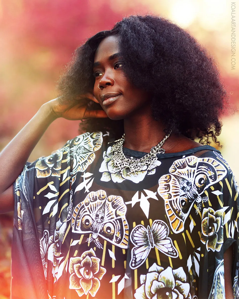 Mystify Mesh Poncho