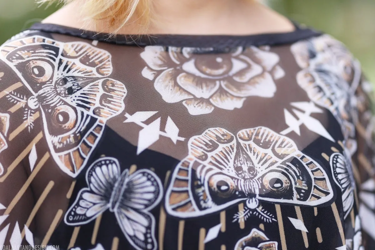 Mystify Mesh Poncho